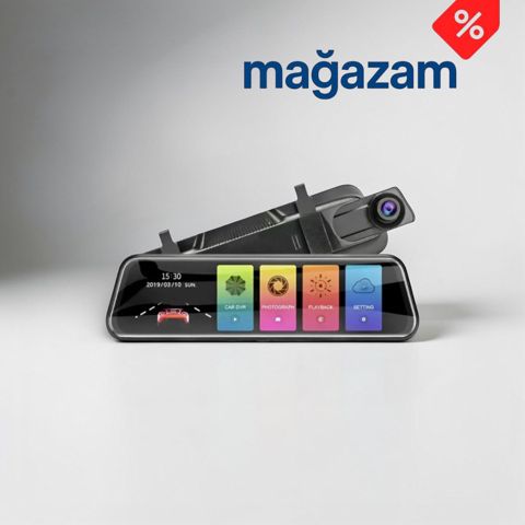 Denx DX2257 4K Driving Recorder avtomobil güzgü tipi videoqeydiyyatçı — Bakı