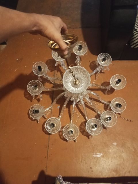 Çılçıraq, 10 və daha çox lampa, Şüşə — Bakı