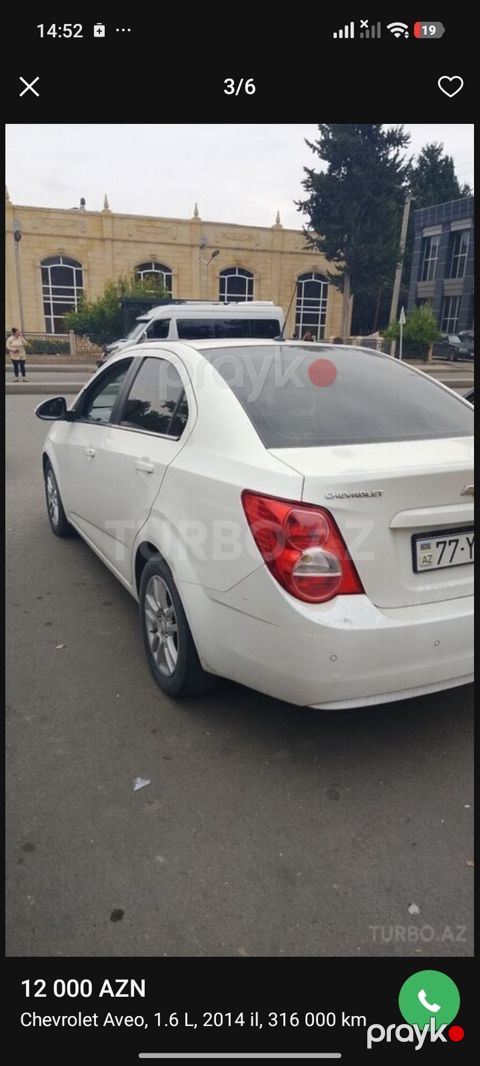 Chevrolet Aveo: 1.6 l 2014 il 316000 km Sedan