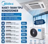 "Midea" kaset-tavan tipli kondisionerlər — Midea Electronics Azerbaijan