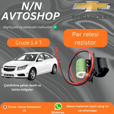 Chevrolet Cruze 1.4T pər sensoru — Bakı