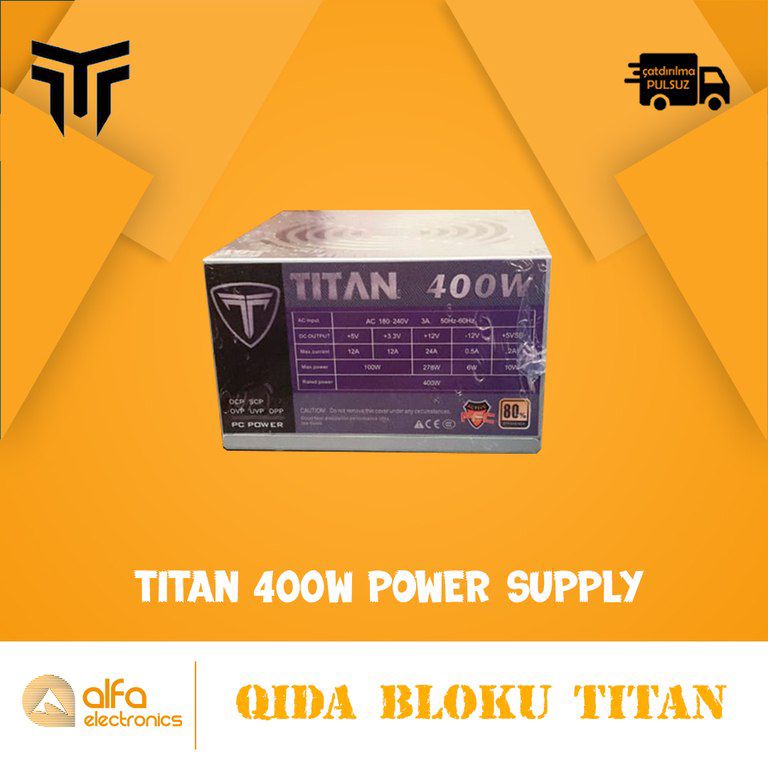 Qida blokları "Titan" (Power Supply) — Kompüterlər və noutbuklar, Bakı (5)
