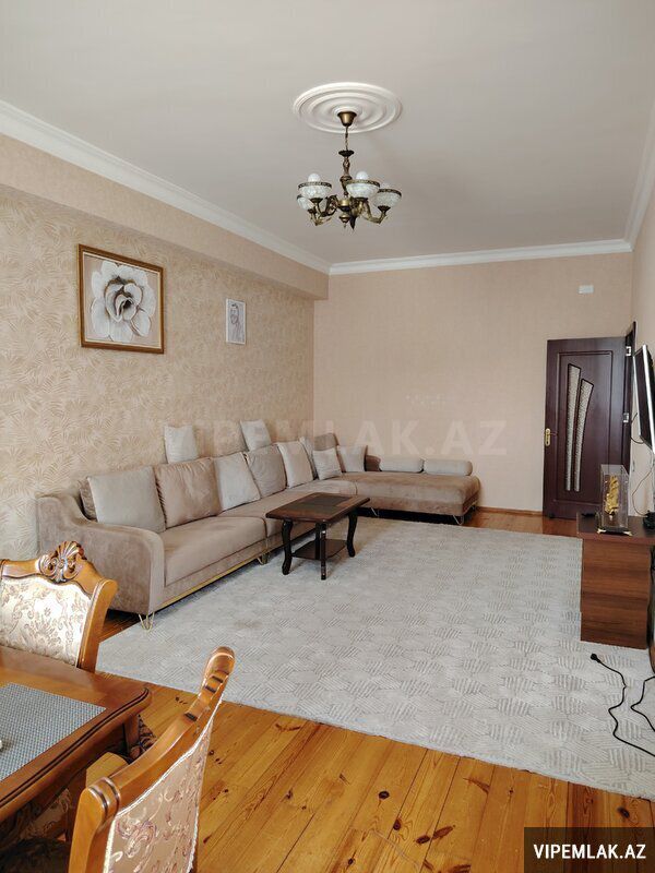 Xətai rayonunda 2 otaqlı Yeni tikili Kirayə verilir, 90 m² — Mənzil, Bakı (5)