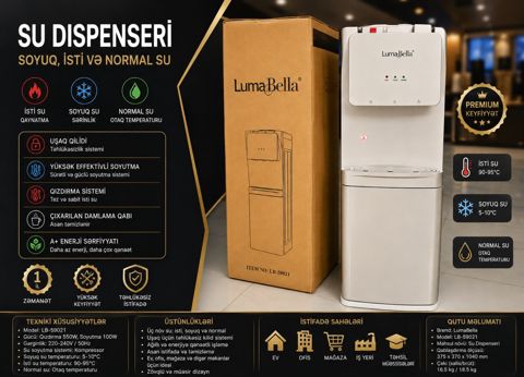 Su dispenseri LumaBella — Bakı