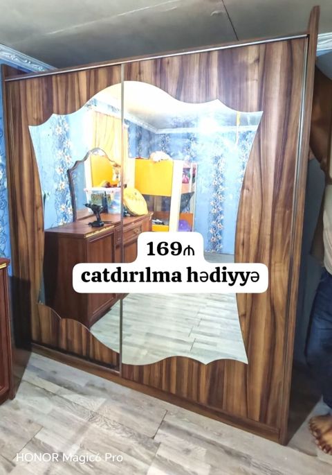 169₼ dolab catdırılma hədiyyə 2*210 Gunəşli Zeyno — Saray