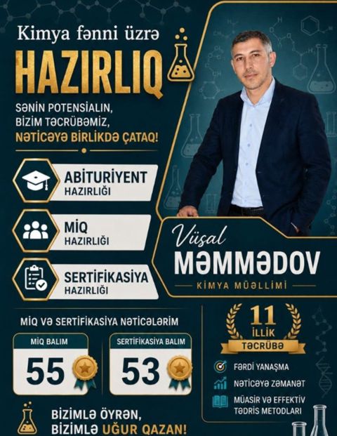 Kimya hazırlığı — Gəncə