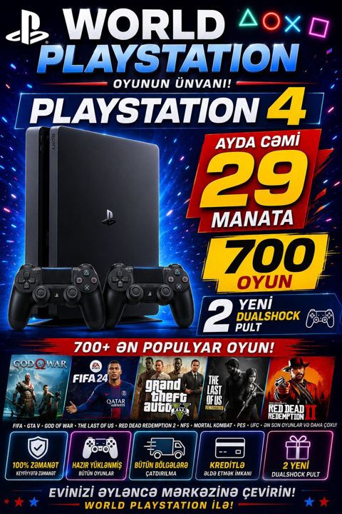 Sony Playstation 4 Slim — Bakı