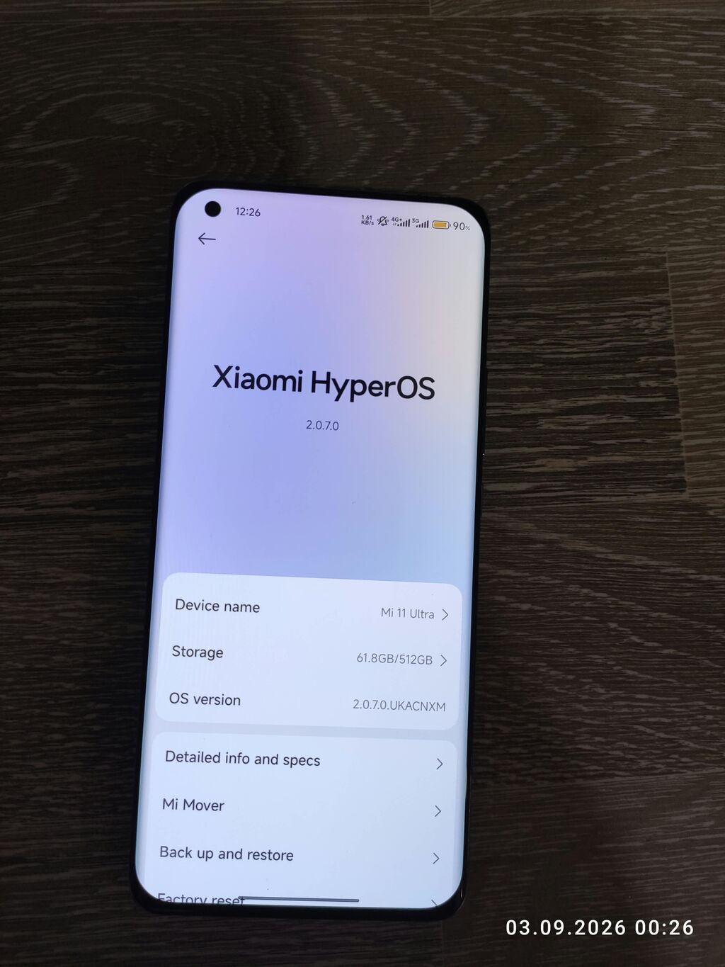 Xiaomi Mi 11 Ultra 512 GB — Qara, Iki SIM, 120x Zoom Kamerası — Xiaomi, Bakı (2)