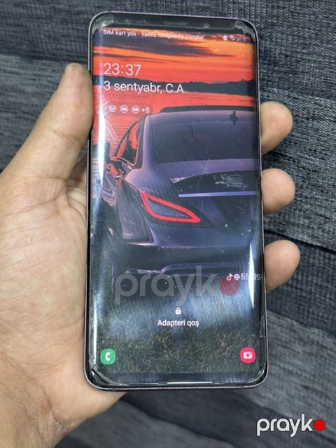 Samsung Galaxy S9 Plus, 64 GB, rəng - Bənövşəyi, Zəmanət, Barmaq izi, Simsiz şarj — Bakı