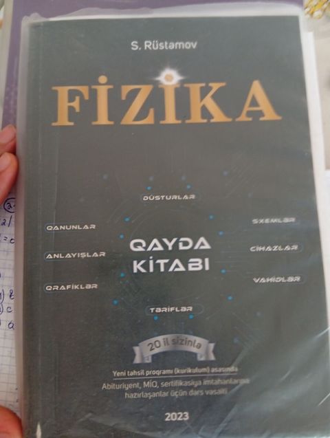 Məhsul: “Fizika – Qayda Kitabı” (S. Rüstəmov), 2023 Xüsusiyyətlər — Tovuz