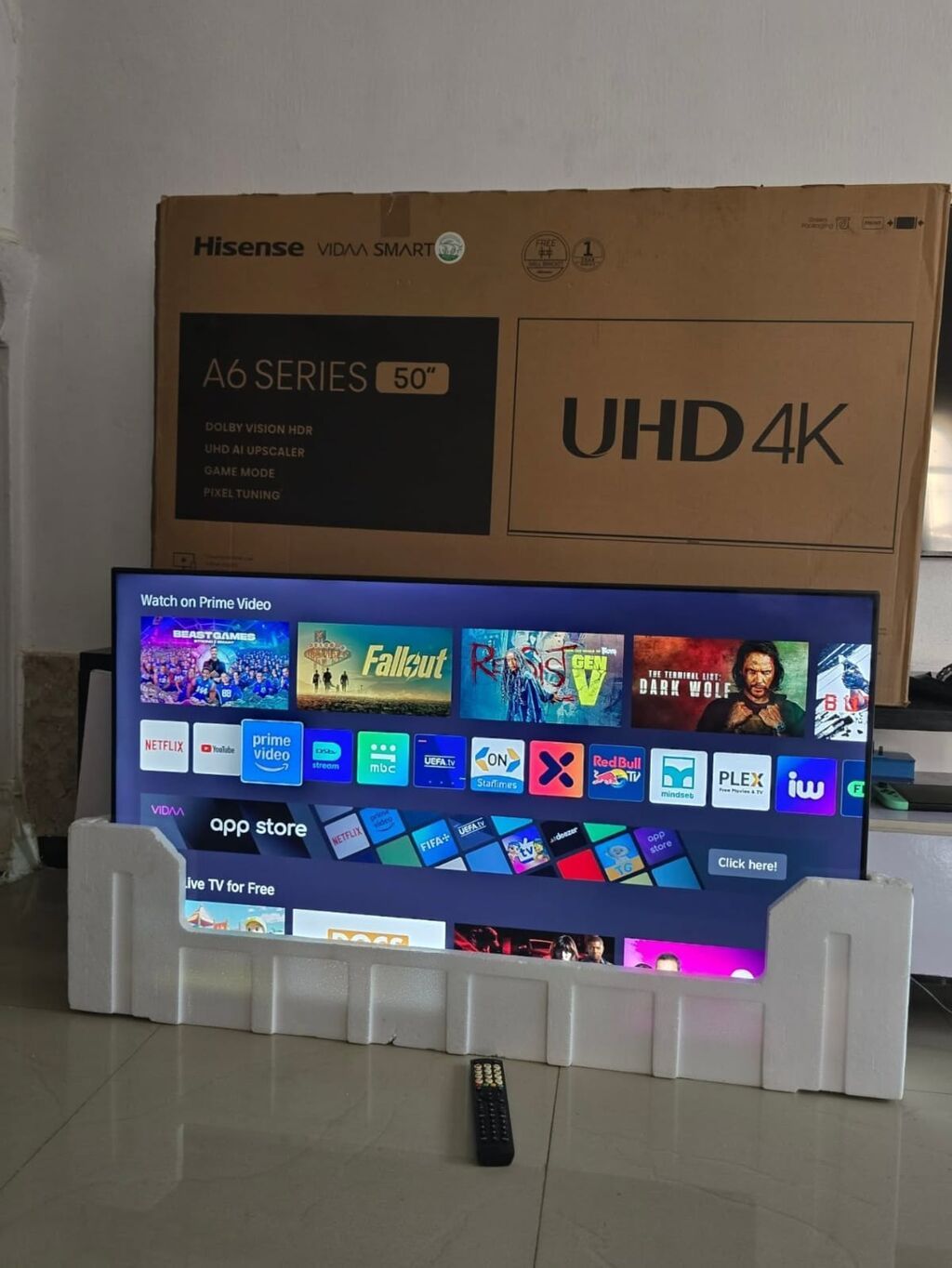 Hisense A6 Series 50" UHD 4K Smart TV (Vıdaa) - 50 düym ekran, 4K — Televizorlar, Quba (4)