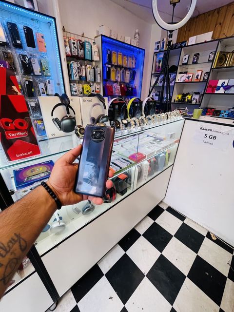 Poco X3 Pro, 256 GB, rəng - Boz, Zəmanət, Sensor, Barmaq izi — Gəncə