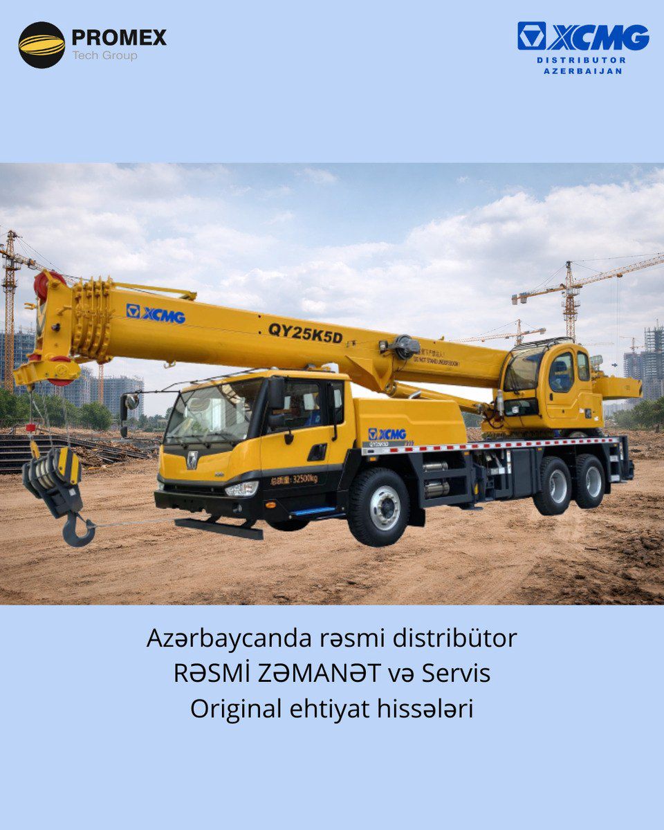 Avtokran Xcmg QY25K5D, 2026 il — İnşaat texnikası, Bakı