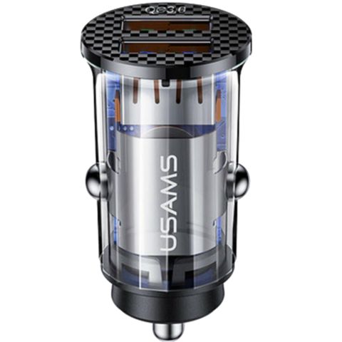 Avtomobil üçün adapter Usams US-CC122 C23 36W Dual USB CC122CC01 — Bakı