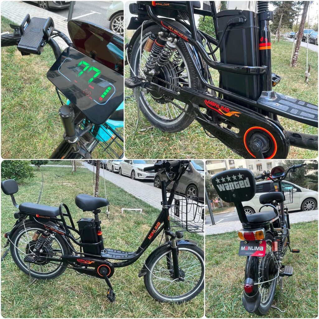 Gulu İki neferlik elektrikli velosiped 800 azn. az sürülüb Manlima — Elektrik velosipedləri, Mehdiabad