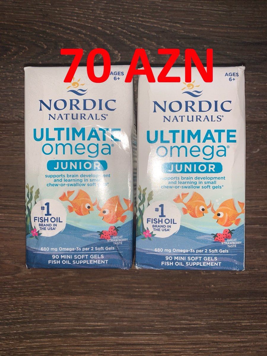 Nordic Naturals uşaqlar üçün Omega Balıq yağı — Gözəllik və səhiyyə, Bakı (2)
