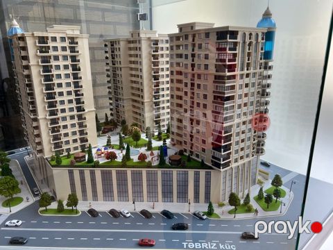 2-otaqlı yeni tikili, Təbriz küç. 78 m²