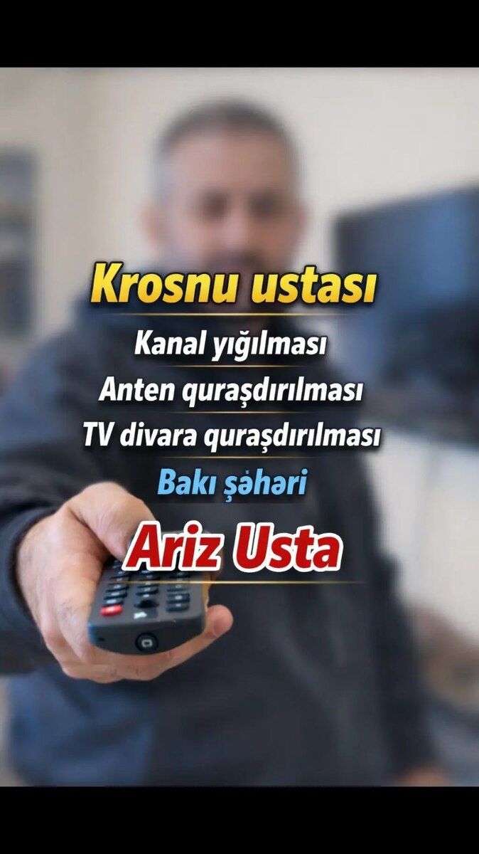 Peyk anten ustası — Aparatların təmiri və quraşdırılması, Bakı (5)
