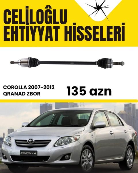 Toyota Corolla 2007-2017 oynaqlı birləşməsi — Bakı