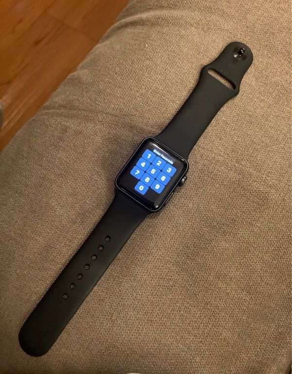 Apple Watch Series 3 Aluminum Space Gray 42mm — Ağıllı saatlar və biləkliklər, Bakı (2)