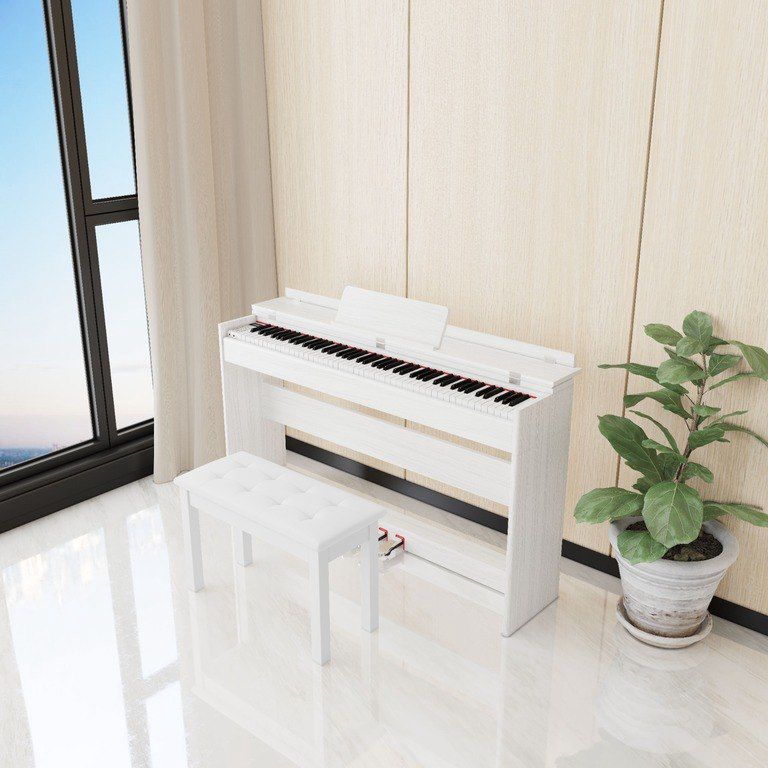 Elektro piano "Allegro, AG-8812 PVS White" — Musiqiə alətləri, Bakı (8)