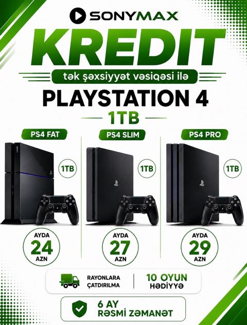 Sony PlayStation 4 Slim — Bakı