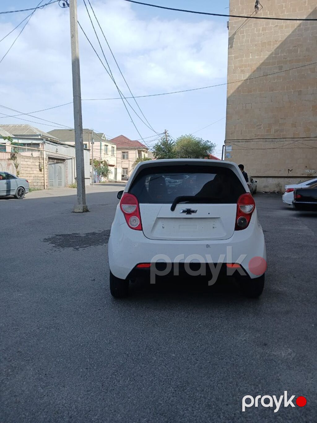Chevrolet Spark, ağ rəng, 5 qapı İdeal vəziyyətdə heç bir prablemi — Avtomobillər, Xırdalan (5)