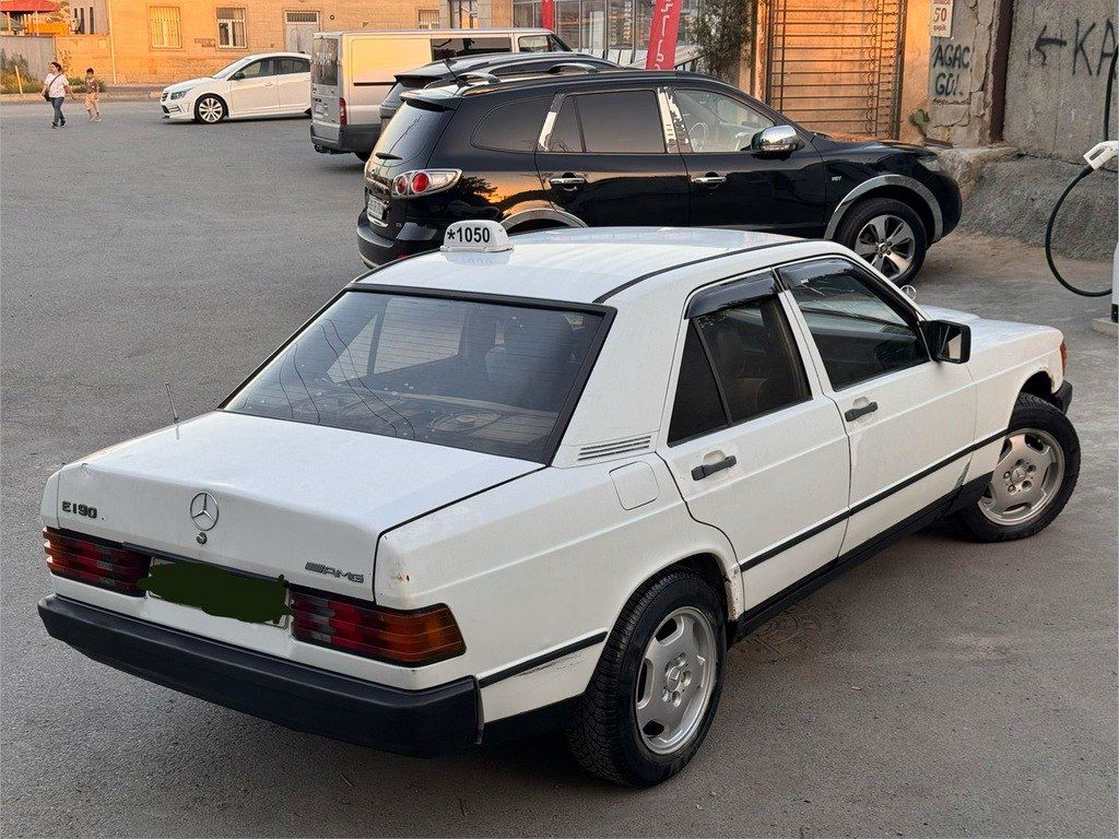 Mercedes 190, 2.0 L, 1987 il, 525 365 km — Avtomobillər, Sumqayıt (6)