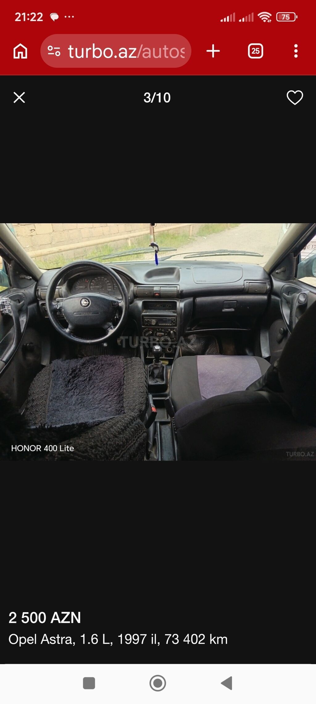 Opel Astra: 1.6 l 1997 il Universal — Avtomobillər, Bakı
