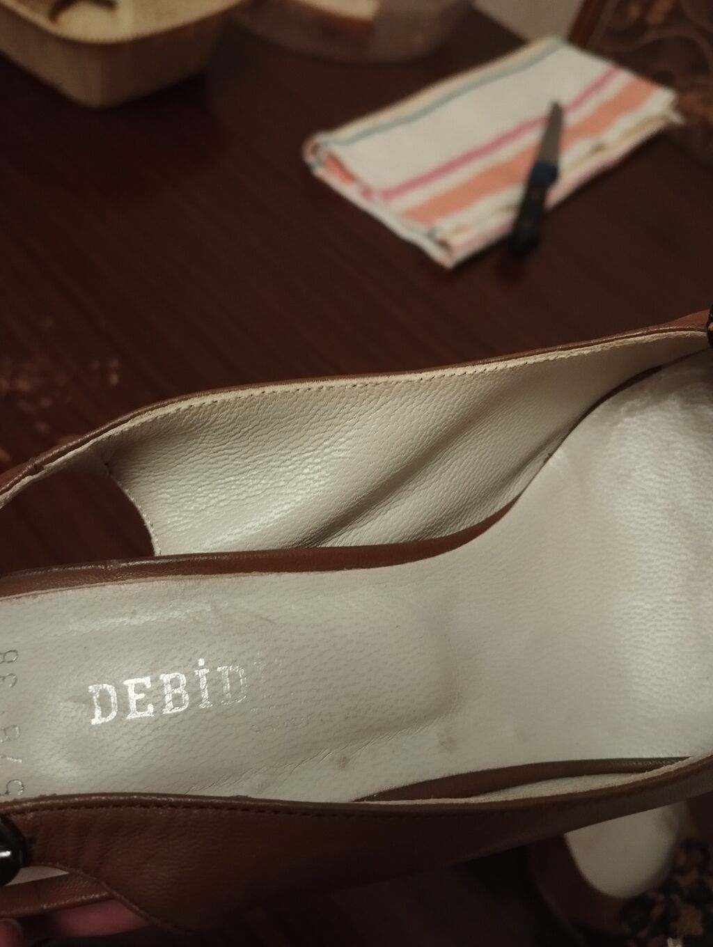 Qadın açıq dabanlı hündür daban ayaqqabısı – Debid - Brend: Debid — Tufl, Bakı (3)