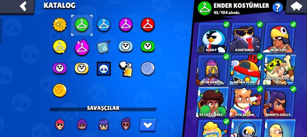 Brawl Stars hesabı – yüksək göstəricilər və zəngin kosmetik kolleksiya — Uşaq geyimi, Bakı (5)