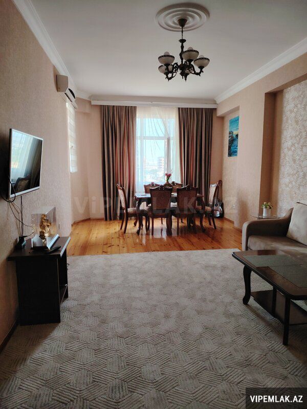 Xətai rayonunda 2 otaqlı Yeni tikili Kirayə verilir, 90 m² — Mənzil, Bakı (4)