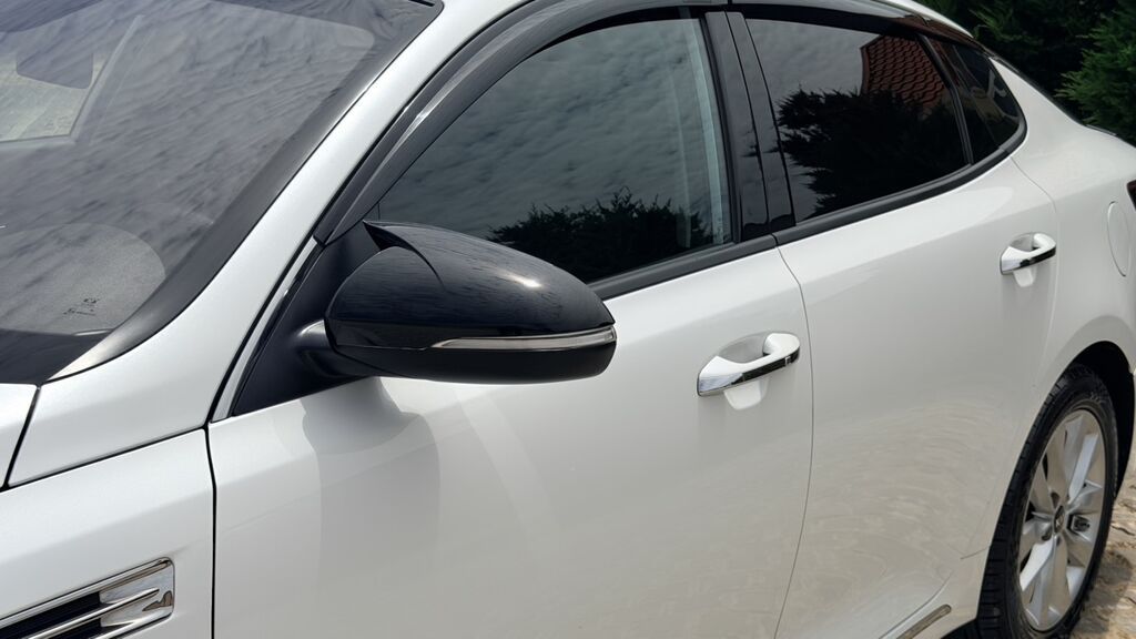 Kia Optima sedan – ağ rəng, geniş və rahat salon. Avadanlıq və — Avtomobillər, Digah (9)