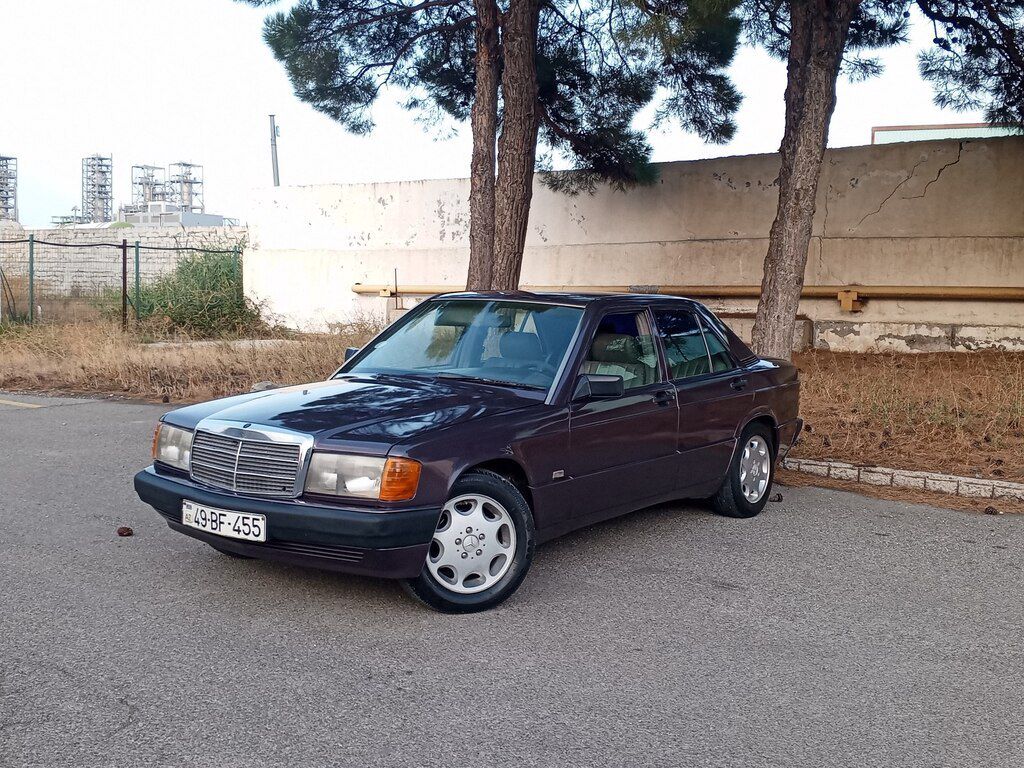 Mercedes 190, 2.0 L, 1993 il, 326 452 km — Avtomobillər, Sumqayıt (9)