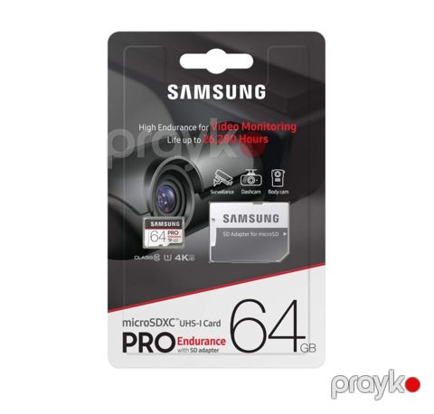 Mikrokart Samsung 64GB Pro Endurance