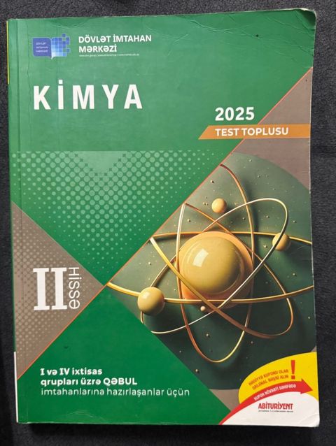 Test toplusu Kimya — Bakı