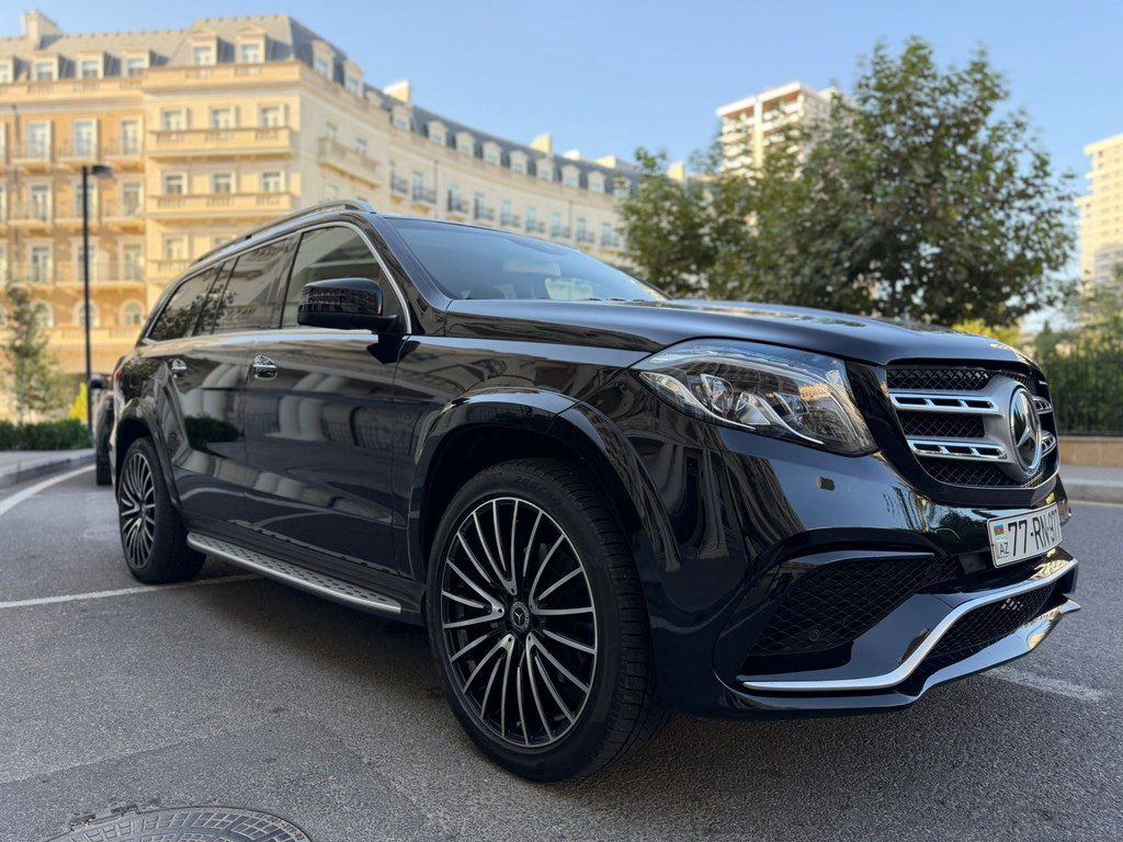 Mercedes GLS 450 4MATIC, 3.0 L, 2016 il, 100 550 km — Avtomobillər, Bakı (4)