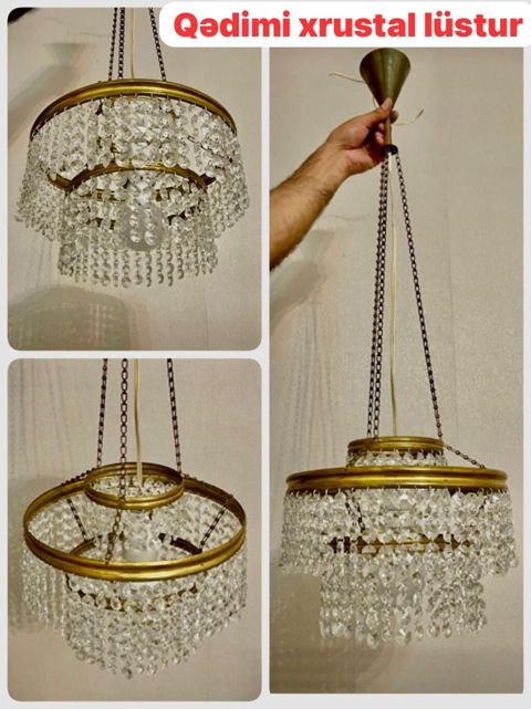 Çılçıraq, 1 lampa, Xrustal