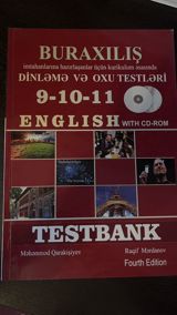 Məhsul: “Buraxılış – Dinləmə və Oxu Testləri 9-10-11 English (with — Vəfa — Kitablar
