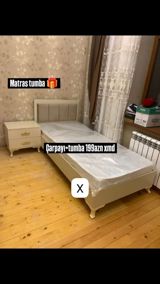 Çarpayı + tumbi dəsti - Komplekt: tək nəfərlik çarpayı və iki — Товары