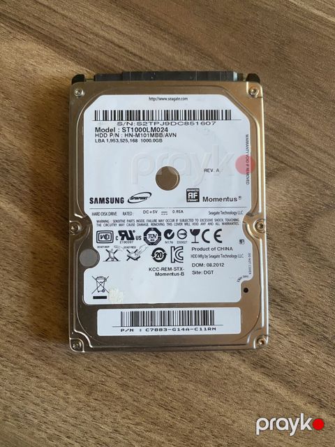 Samsung 1TB hard disk Əla vəziyyətdə Hp acer lenovo msi asus və digər — Bakı