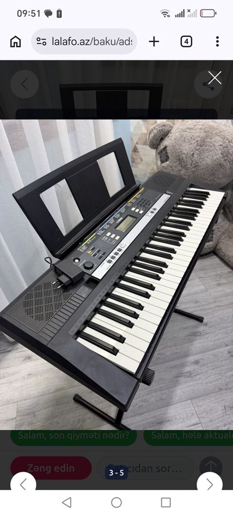 Sintezator Yamaha PSR 243 — Gəncə