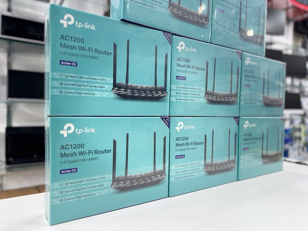 Wi-Fi router "TP-Link Archer C6 AC1200" — Şəbəkə və server avadanlığı, Bakı (2)
