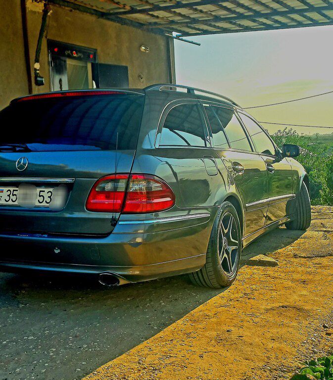 Mercedes E 200, 2.2 L, 2007 il, 589 541 km — Avtomobillər, Şirvan (3)