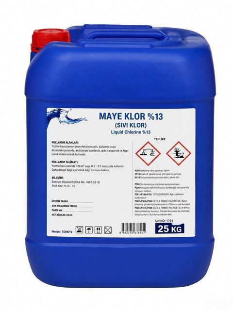 Mayə xlor 13% 25 kq Bütün kateqoriyalar Hobbi və asudə İdman və — Bakı