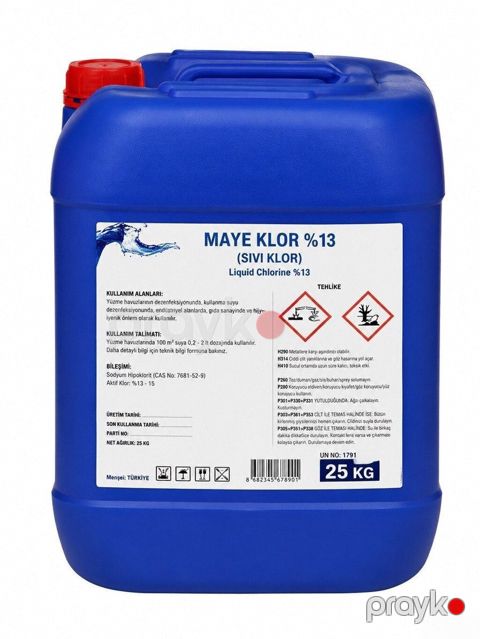 Mayə xlor 13% 25 kq Bütün kateqoriyalar Hobbi və asudə İdman və — Bakı