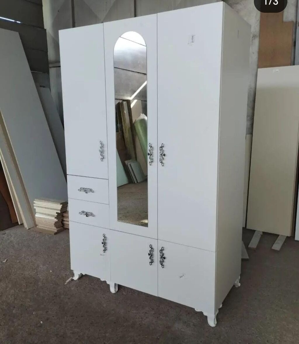 3 qapılı paltar dolabı - Material: laminat - Ölçü: 2 m 45 sm 1.20 — Şkaflar, Bakı (6)