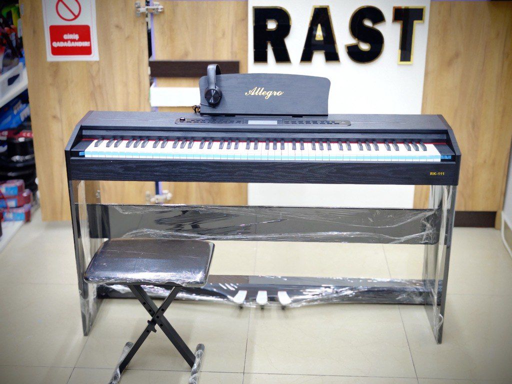 Elektro piano "Allegro, AG-8825-C PVS White" — Musiqiə alətləri, Bakı (11)