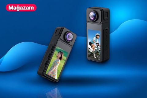 Mini 4K Wi-Fi Kamera - DV02 Helmet və velosiped üçün Sport Kamera — Bakı