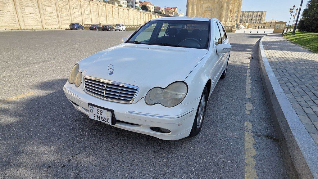 Mercedes C 200, 2.0 L, 2003 il, 186 900 km — Avtomobillər, Bakı (9)